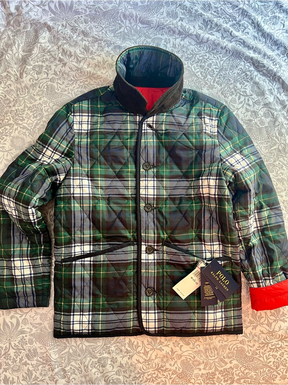 POLO NEW QUILTED REVERSIBLE JACKET 🔥